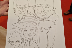 Kinder-Karikatur